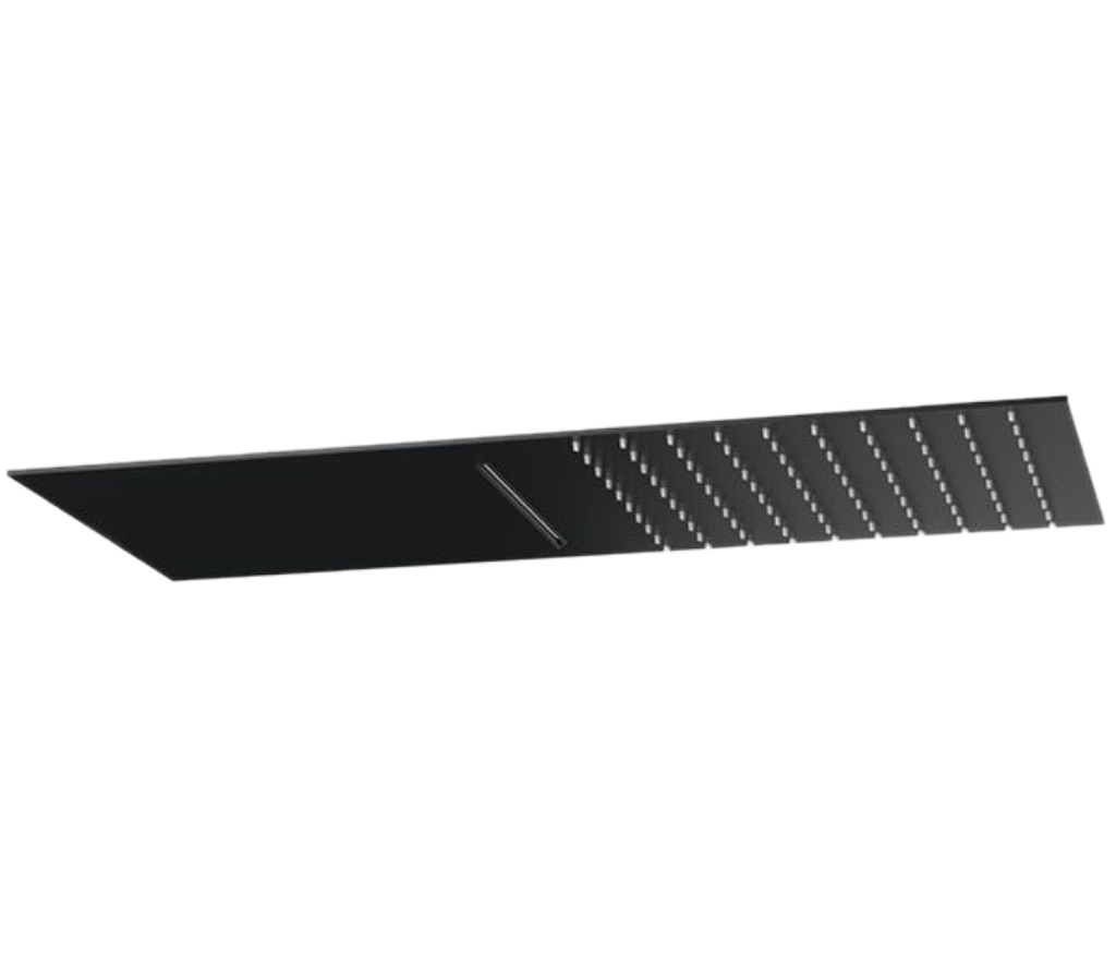 Верхний душ Remer 350UFCANOX 250*500 мм (чёрный матовый)