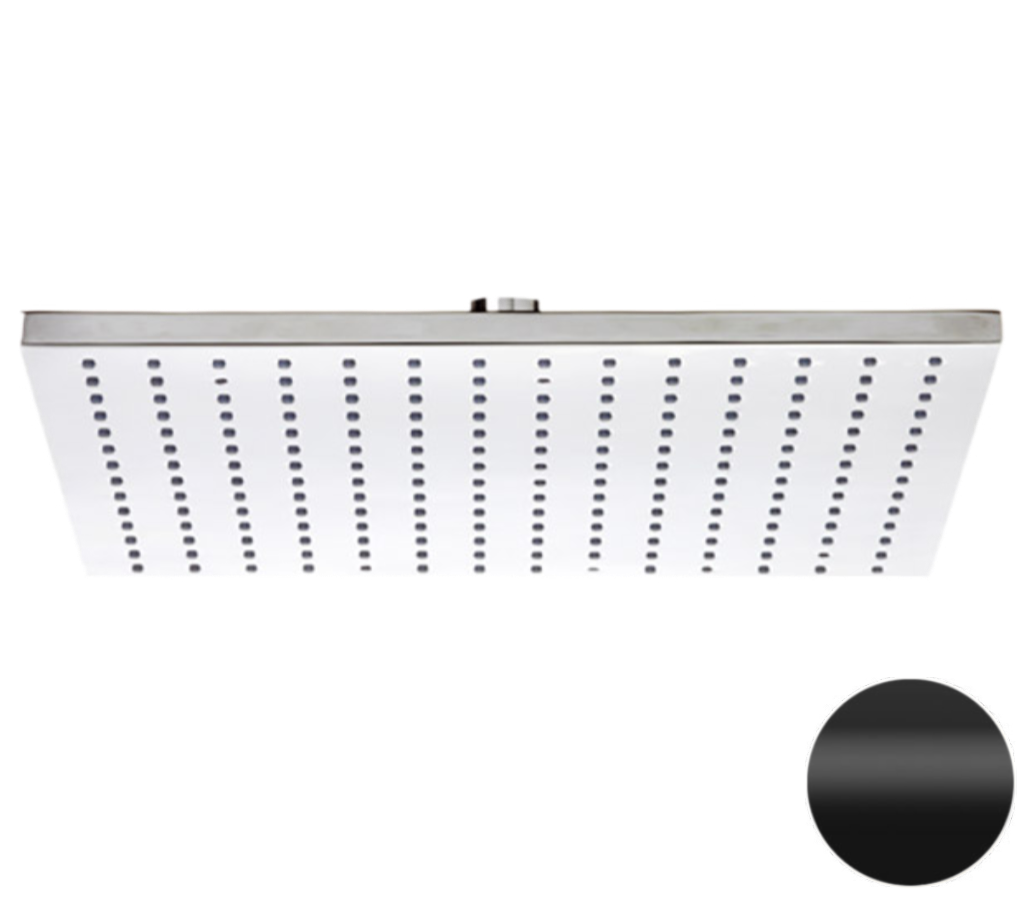Верхний душ Remer 359SSLNOX 300*300 мм (черный матовый)