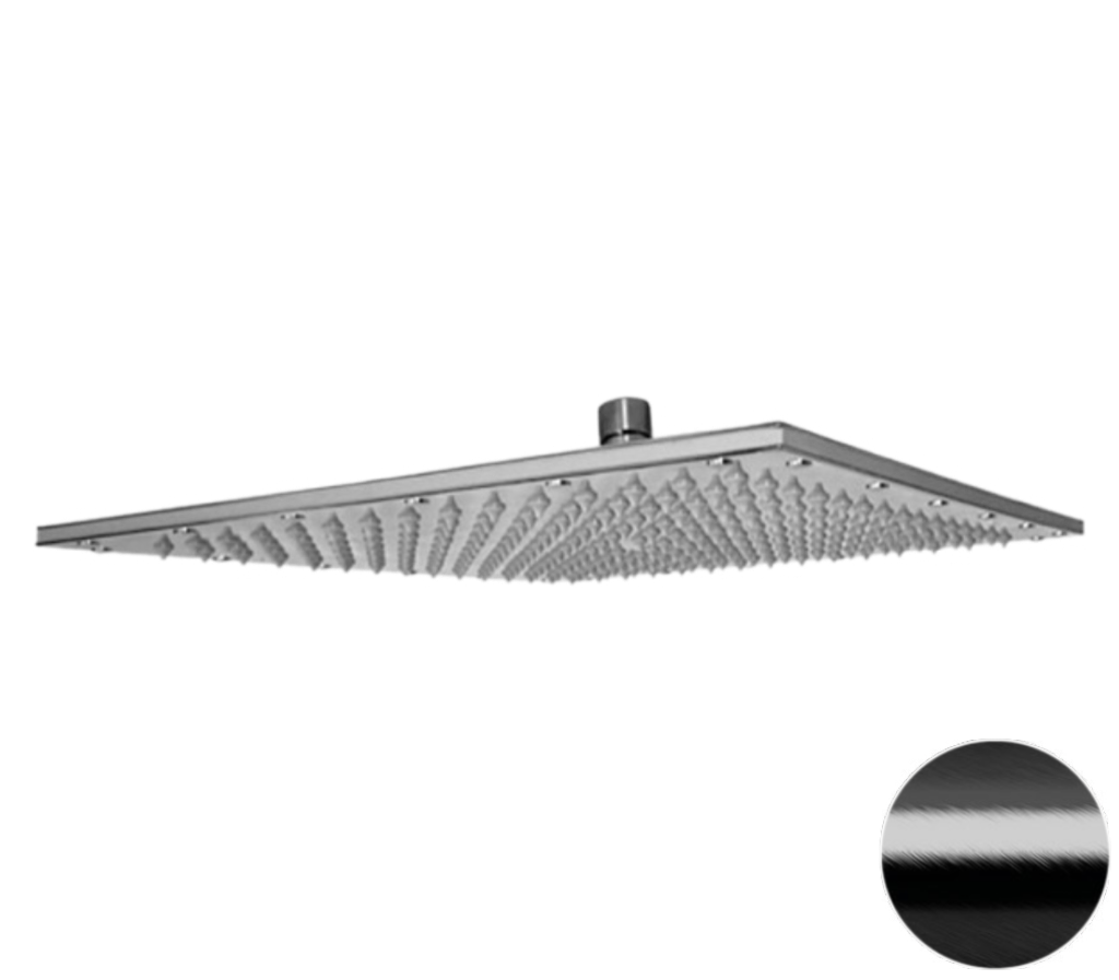 Верхний душ Remer 359SSXLCFPX 350*350 мм (черный  брашированный)