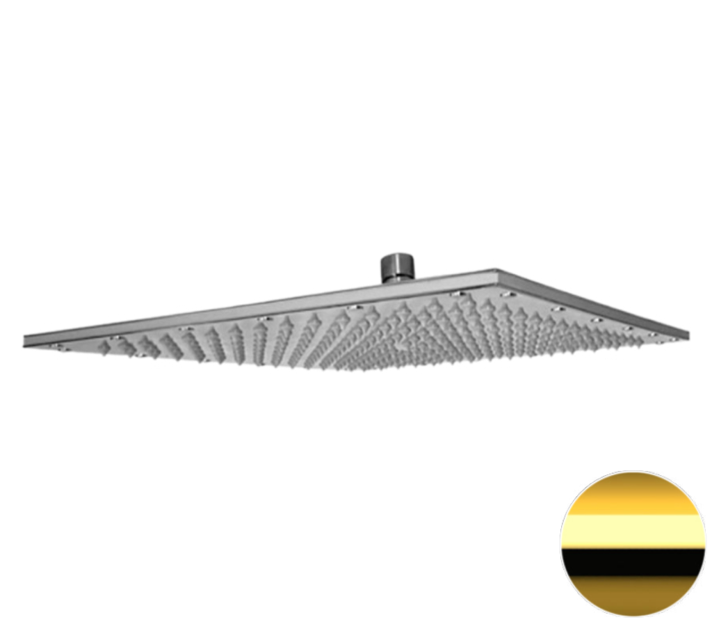 Верхний душ Remer 359SSXLDO 350*350 мм (золото)