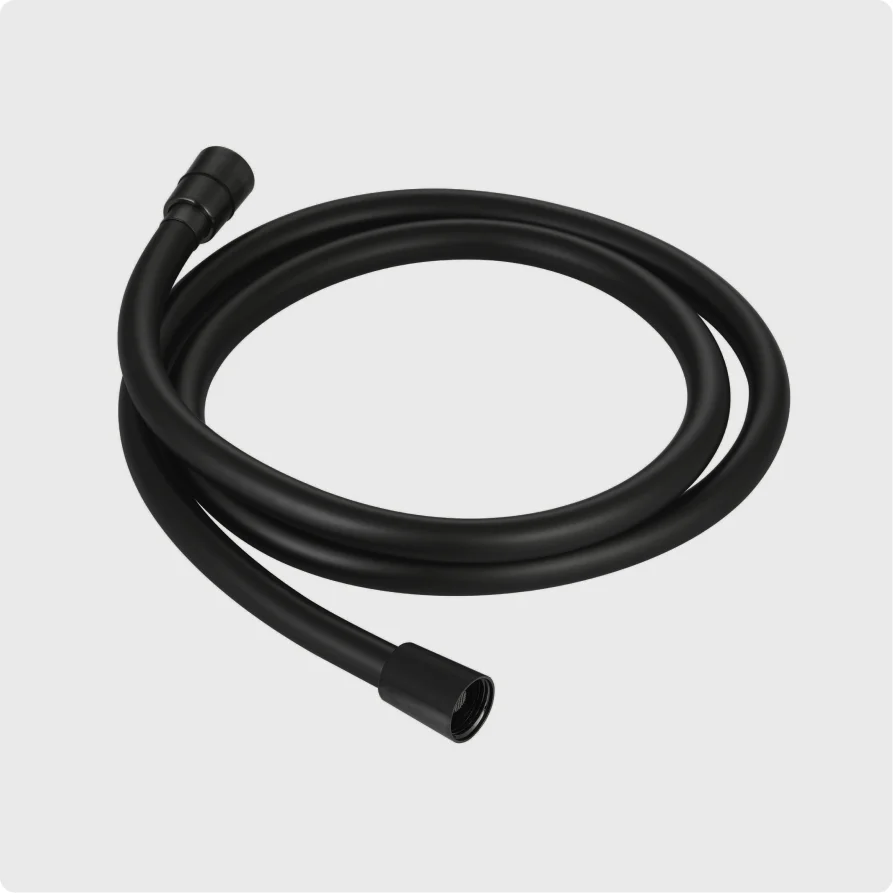 Душевой шланг AQUAme AQM1501MB 1000 мм (чёрный матовый)
