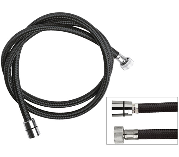Душевой шланг Remer 332CNNY120 1200 мм (черный матовый)