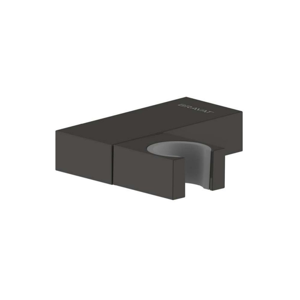 Держатель для душевой лейки Bravat P7184BW-ENG (черный)