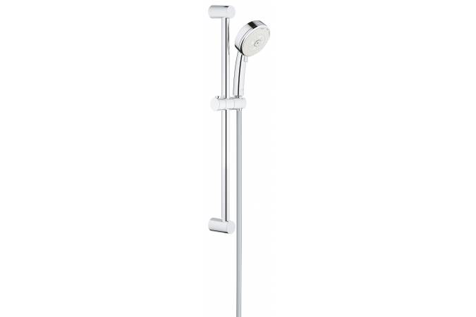 Душевой гарнитур GROHE New Tempesta Cosmopolitan 100 III, штанга 600 мм, 9,5 л/мин, Хром 27579002