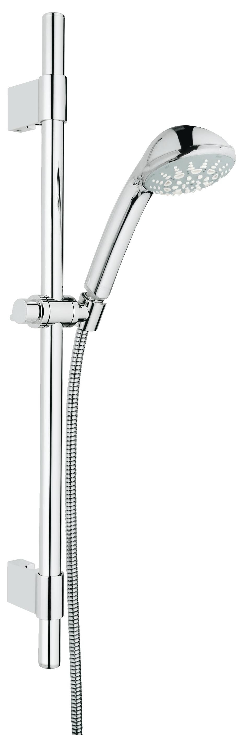 Душевой гарнитур GROHE Relexa Five (ручной душ, штанга 600 мм, шланг 1750 мм), хром 28964001