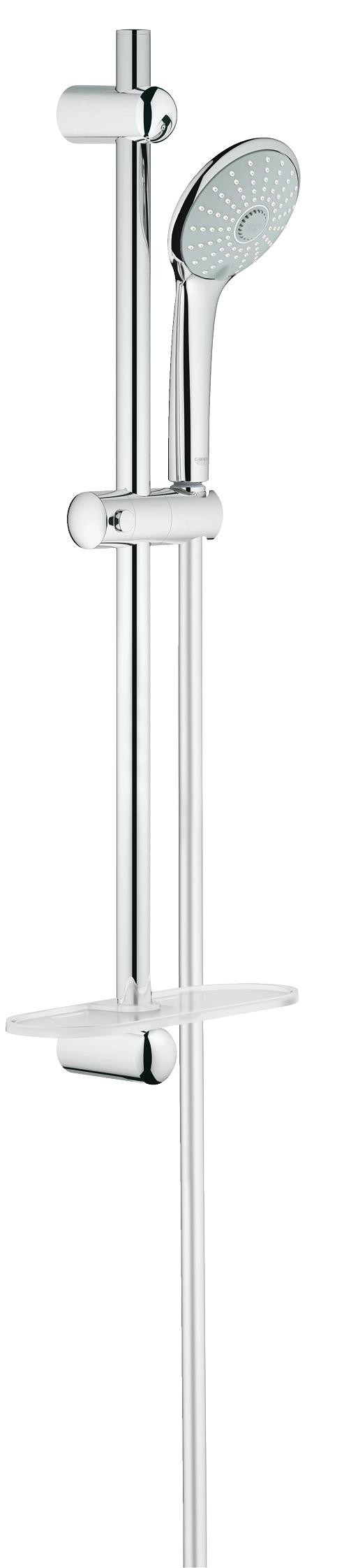 Душевой гарнитур GROHE Euphoria (ручной душ, штанга 600 мм, шланг 1750 мм), Хром 27231001