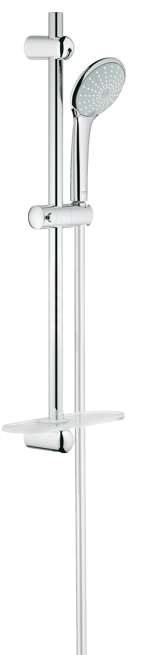 Душевой гарнитур GROHE Euphoria (ручной душ, штанга 600 мм, шланг 1500 мм), хром 27242001
