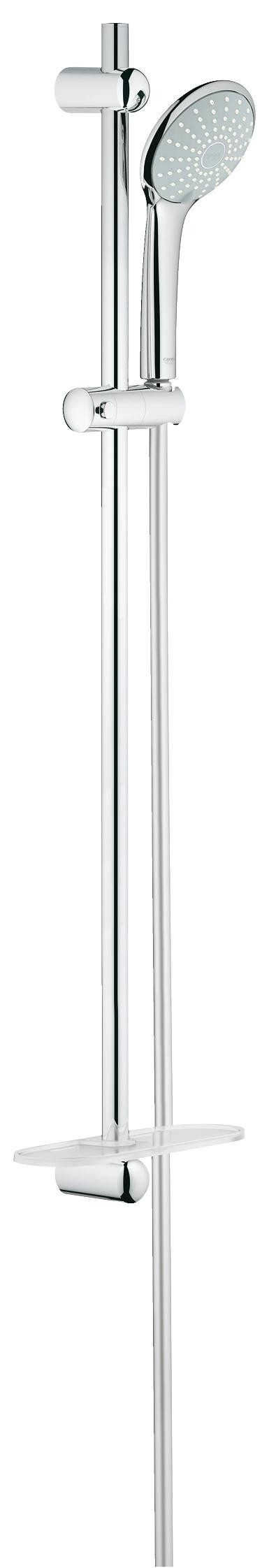 Душевой гарнитур GROHE Euphoria 110 Duo с полочкой (ручной душ, штанга 900 мм, шланг 1750 мм) 27225001