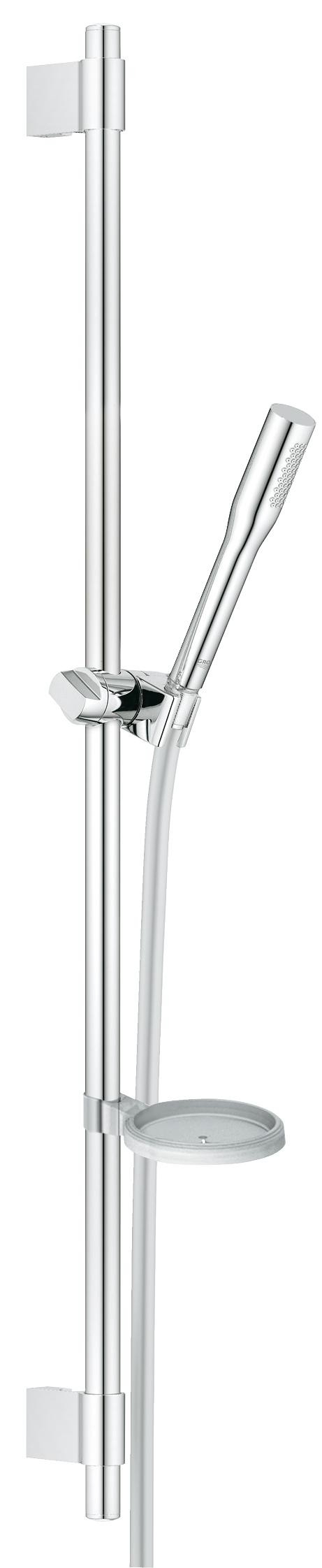 Душевой гарнитур с полочкой GROHE Euphoria Cosmopolitan (ручной душ, штанга 900 мм, шланг 1750 мм), хром 27368000