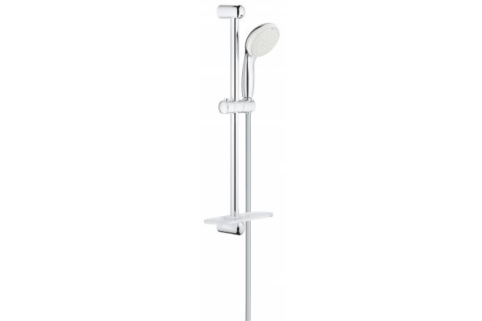 Душевой гарнитур GROHE Tempesta New II с полочкой, душевая штанга 600 мм, Хром 27926001