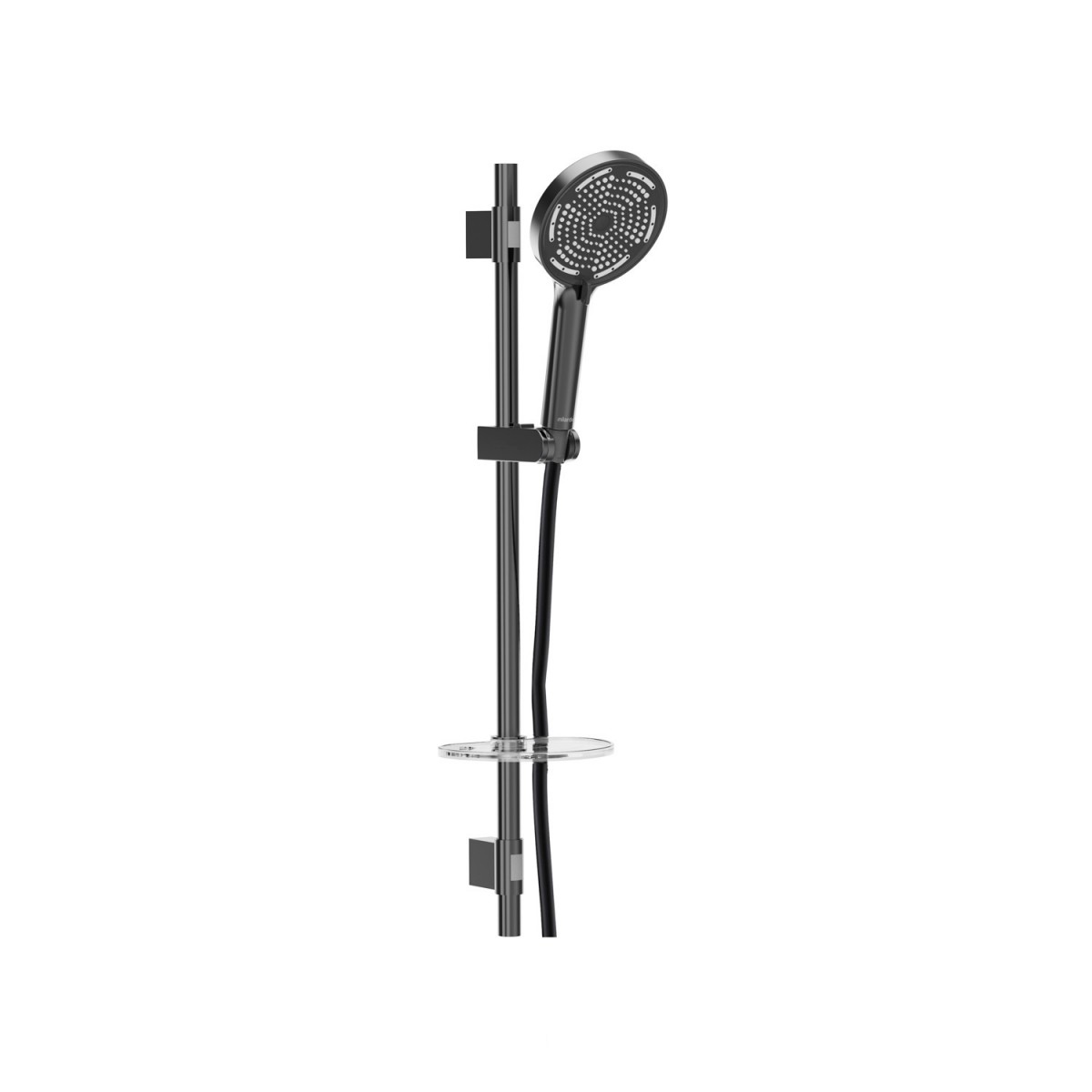 Душевой гарнитур Milardo Ideal Spa ILS3B70M16 (черный матовый)
