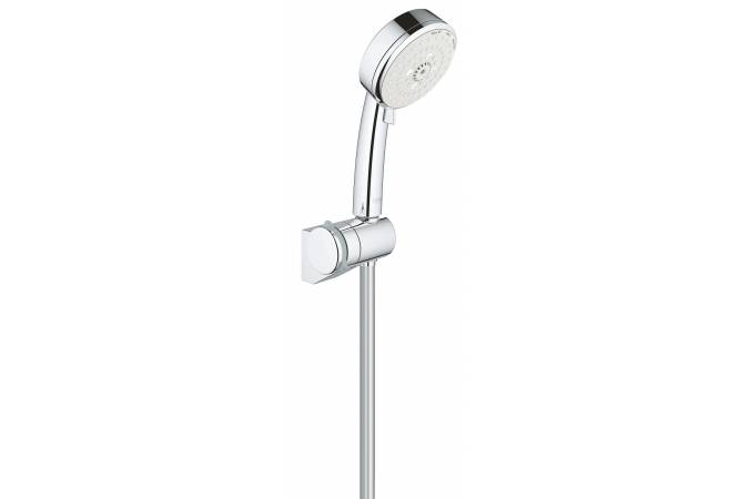 Душевой набор GROHE New Tempesta Cosmopolitan 100 III с регулируемым настенным держателем, 9,5 л/мин, Хром 27584002