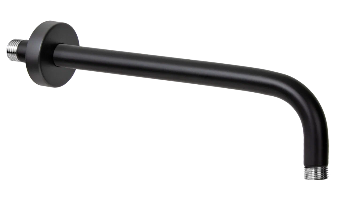 Кронштейн для верхнего душа Remer 343L40NO 400 мм (черный матовый)