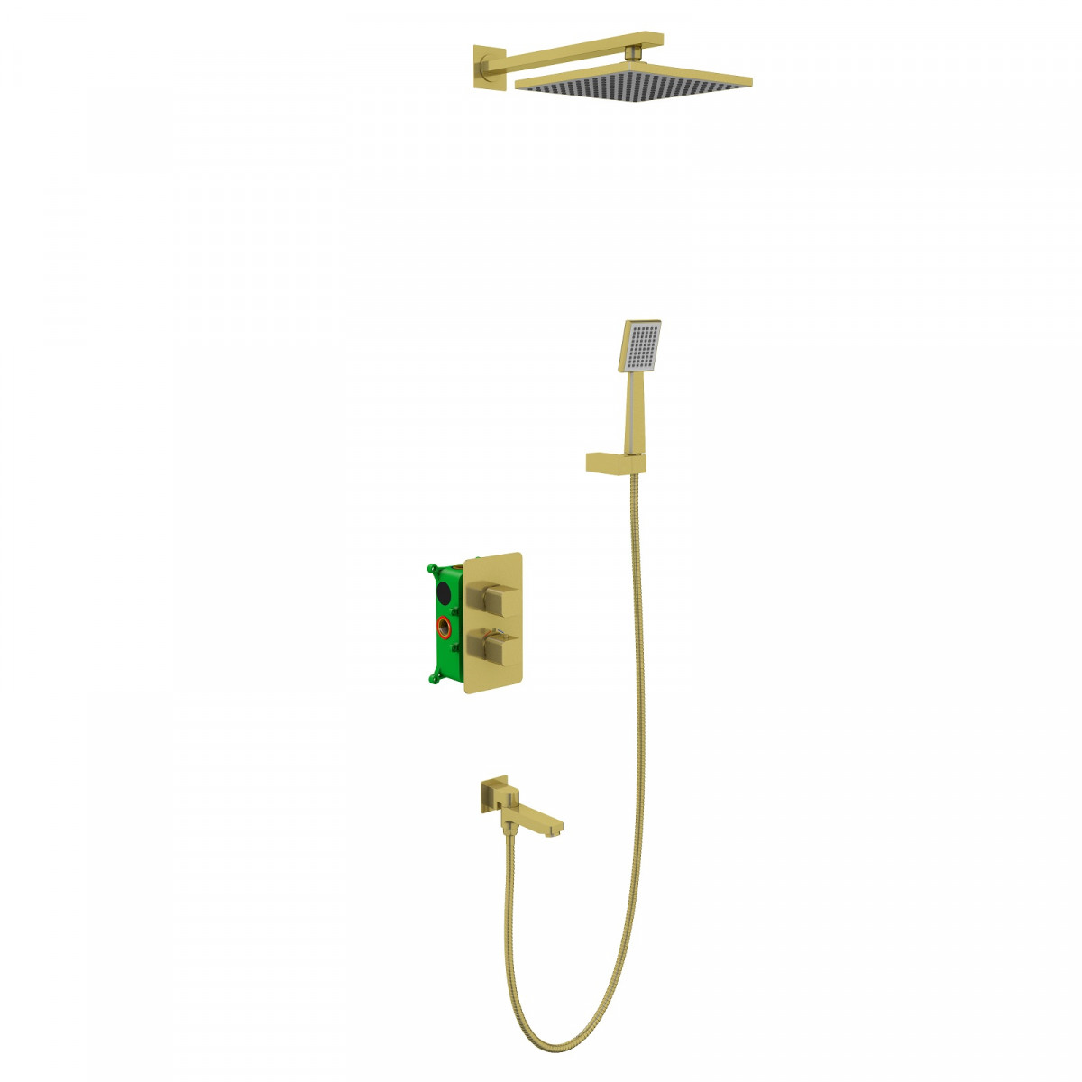 Встраиваемая душевая система Timo Petruma SX-5049/17SM (золото матовое)