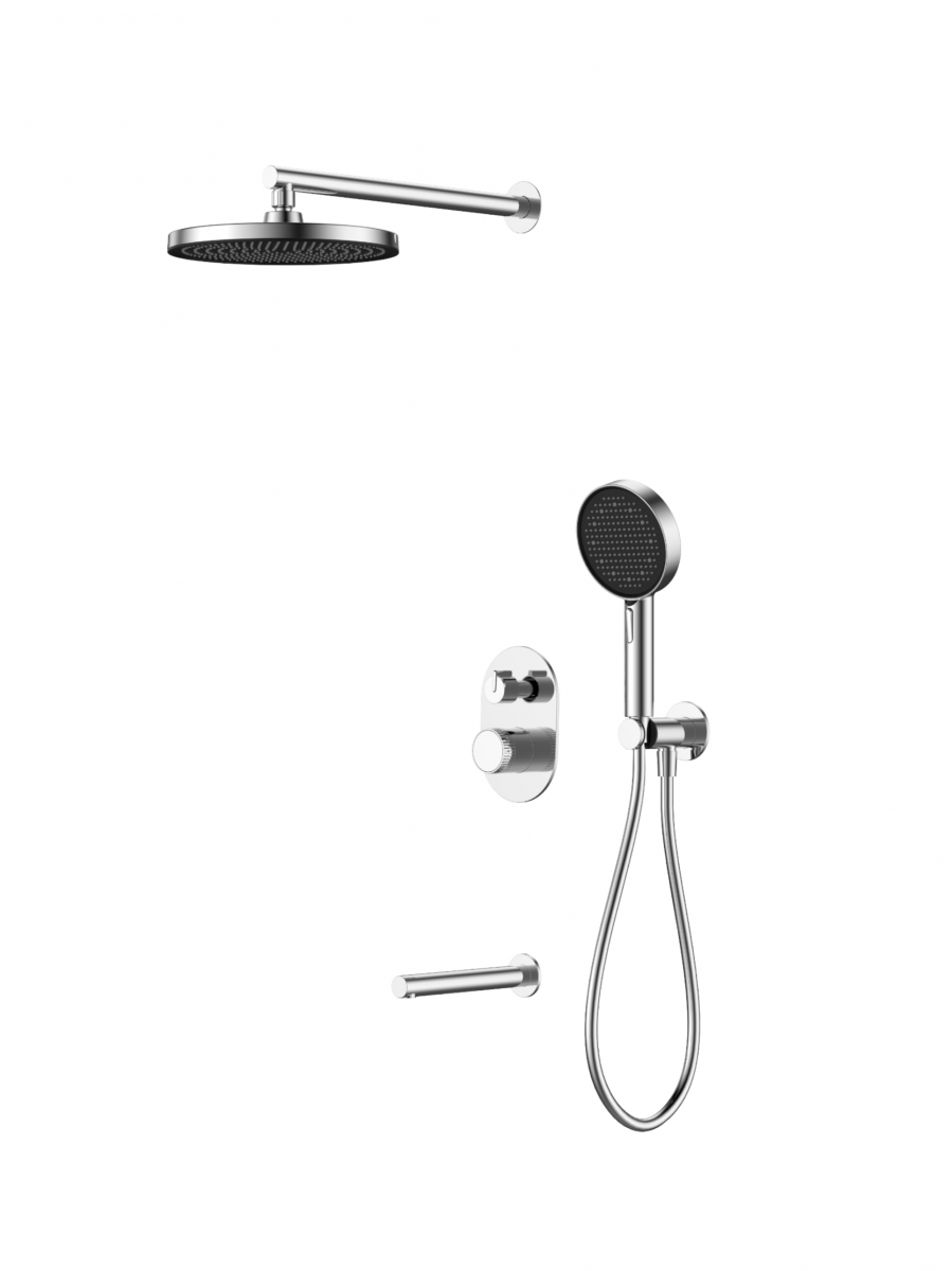 Встраиваемая душевая система Altrobagno Iconico ALTROBAGNOIconico040507Cr (хром)