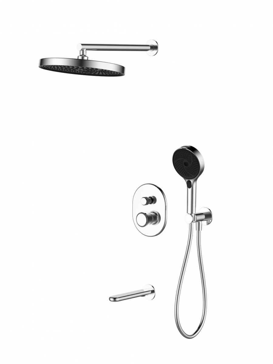 Встраиваемая душевая система Altrobagno Ricco ALTROBAGNORicco040306Cr (хром)