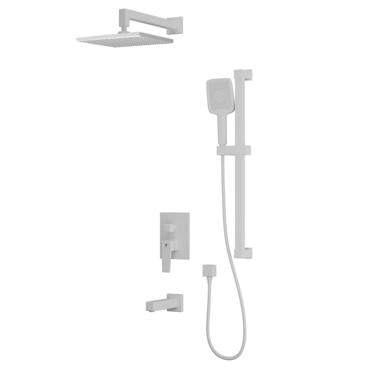 Встраиваемая душевая система Rush Thira TR3635-60White (белый матовый)