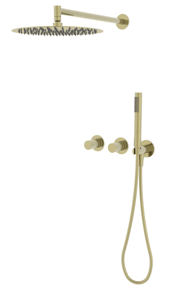 Встраиваемая душевая система Vincea Aura VSFW-6AU1BG (брашированное золото)