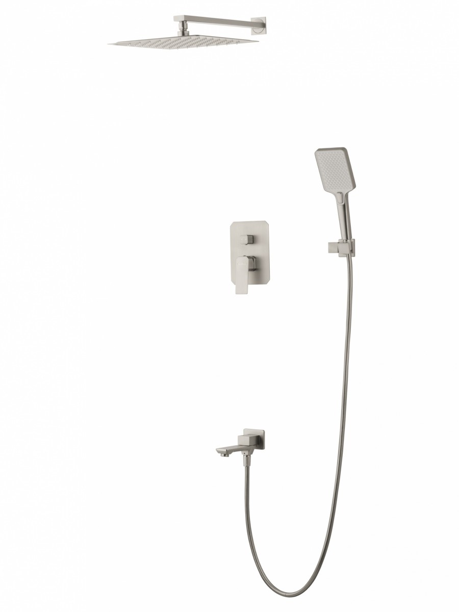 Встраиваемая душевая система Wonzon & Woghand DIAMOND WW-88939011-BN (брашированный никель)