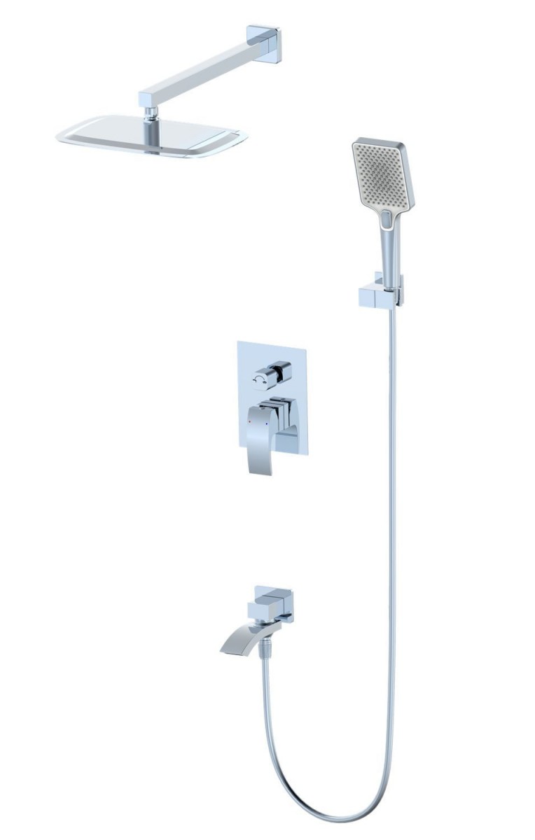 Встраиваемая душевая система Wonzon & Woghand FIT WW-88939009A-CR (хром)