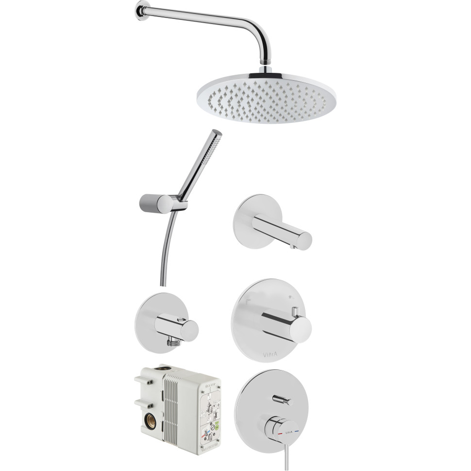 Встраиваемая душевая система Vitra Origin A49286EXP (хром)