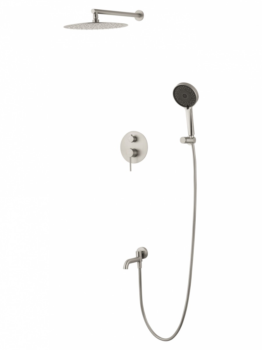Встраиваемая душевая система Wonzon & Woghand STICK WW-88939017-BN (брашированный никель)