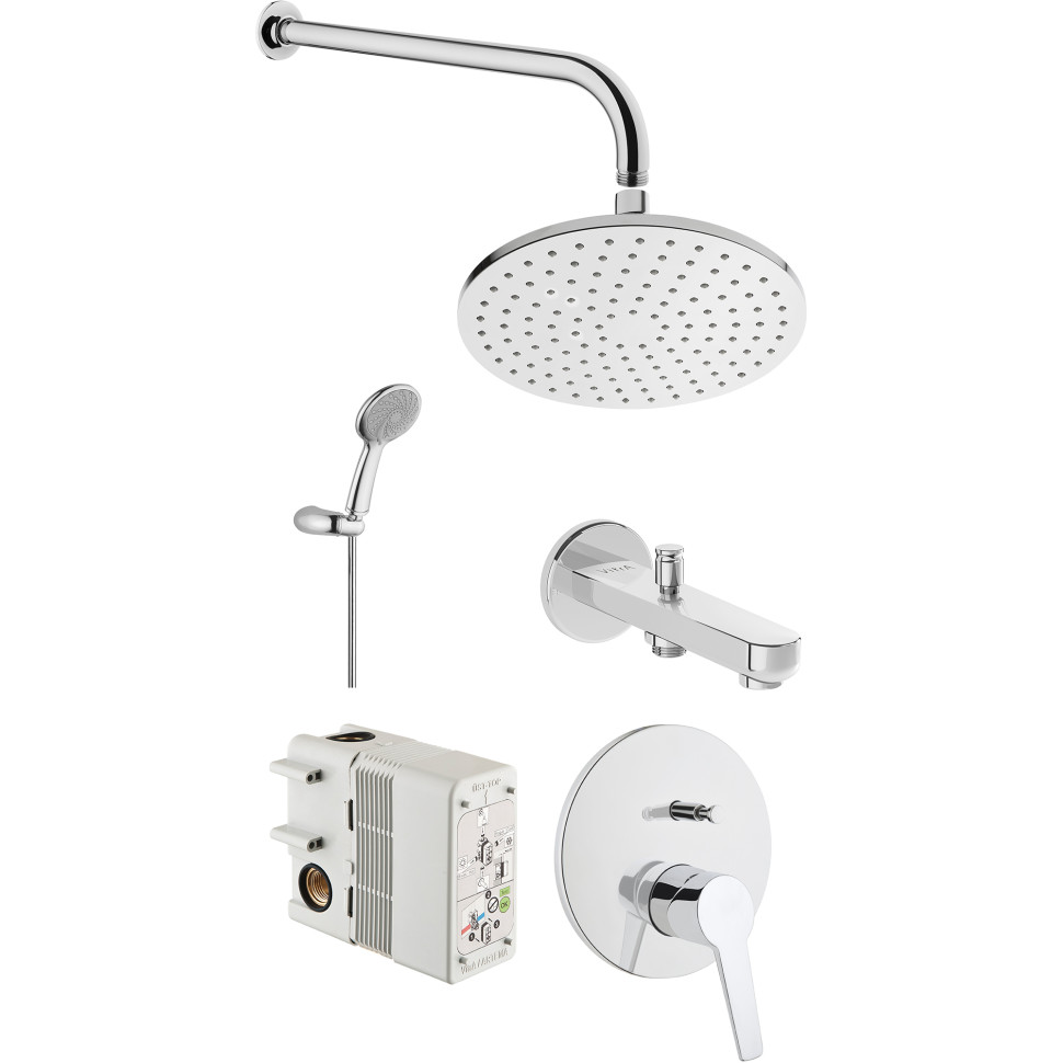 Встраиваемая душевая система Vitra Solid S A49287EXP (хром)
