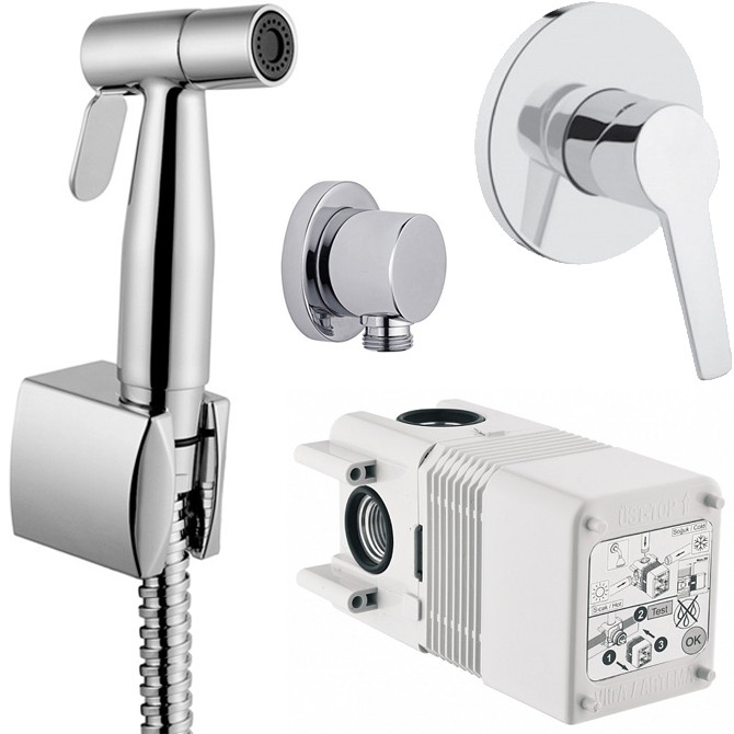 Встраиваемая душевая система Vitra Hygienic A49271EXP (хром)