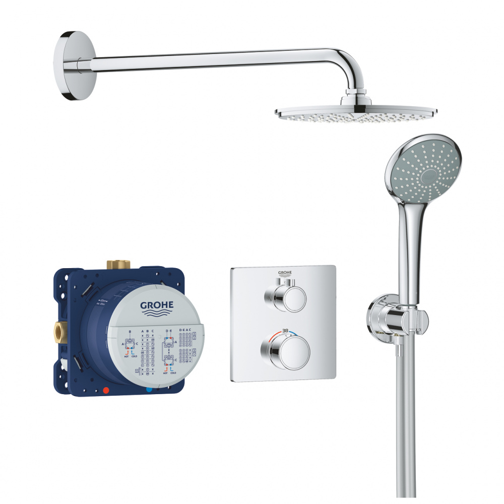 Встраиваемая душевая система Grohe Grohtherm 34734000 (хром)