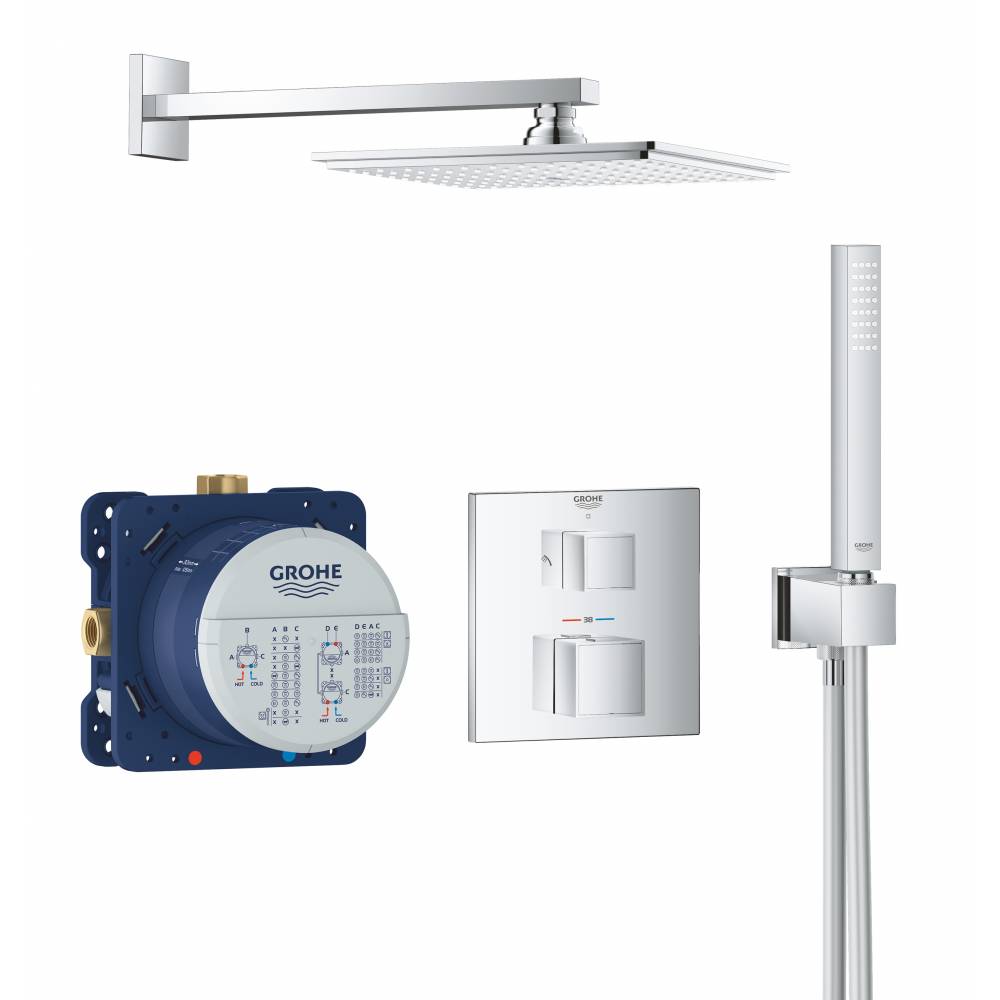 Встраиваемая душевая система Grohe Grohtherm Cube 34741000 (хром)