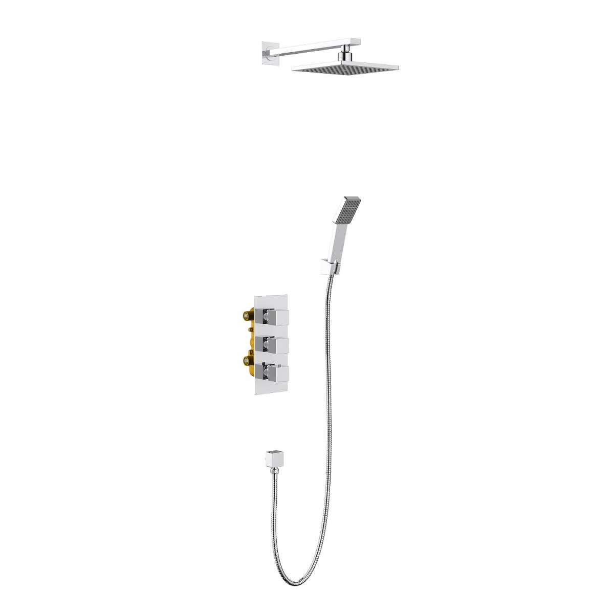 Встраиваемая душевая система с термостатом Timo Tetra-thermo SX-0179/00SM (хром)