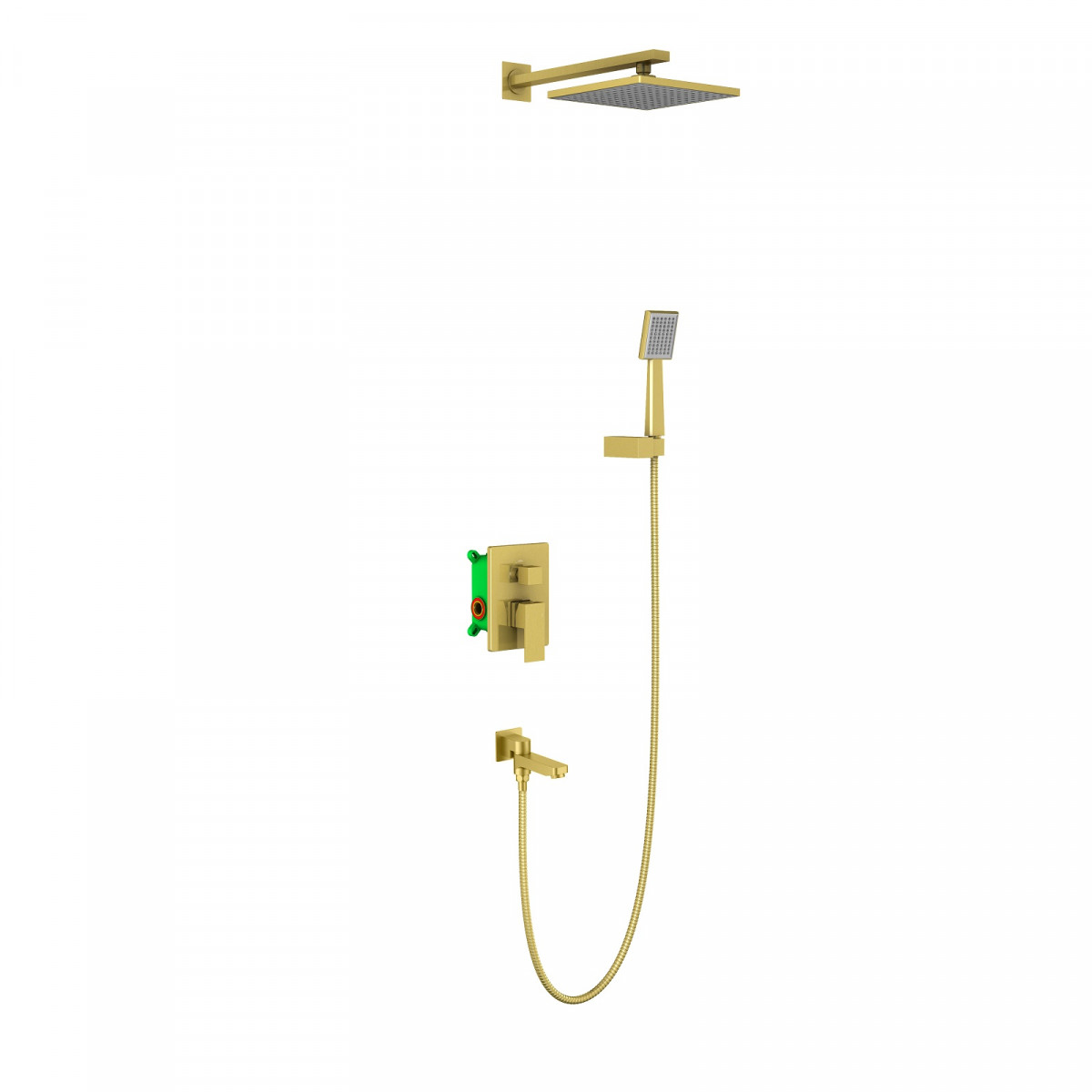 Встраиваемая душевая система Timo Selene SX-3069/17SM (золото матовое)
