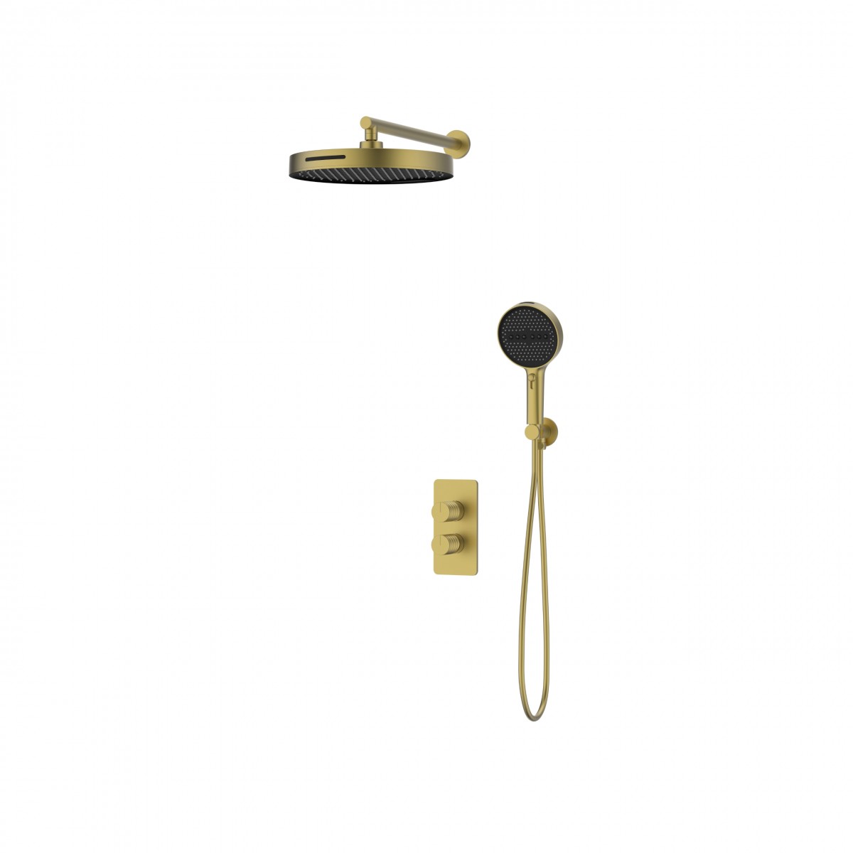Встраиваемая душевая система Vincea Domus VSFW-5DM0BG (золото брашированное)