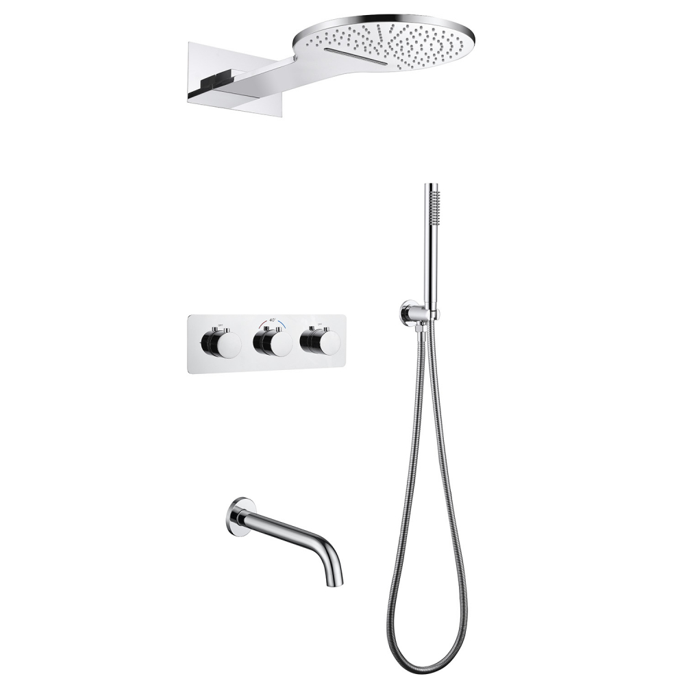 Встраиваемая душевая система Abber Wasser Kreis AF8150 (хром)