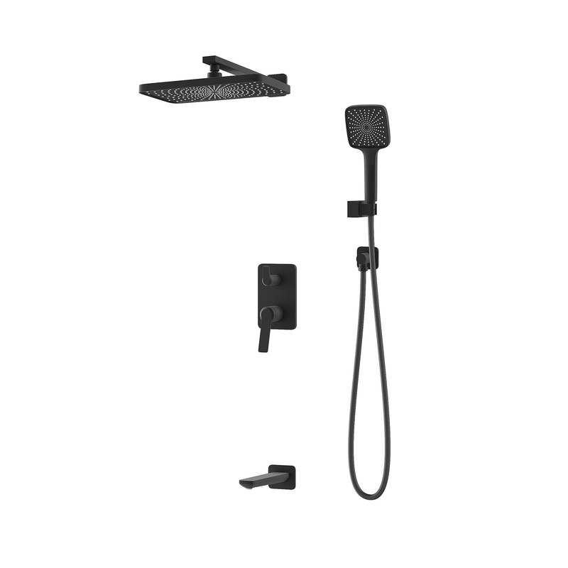 Встраиваемая душевая система IDDIS Parker PARBL03i68 (черный матовый)