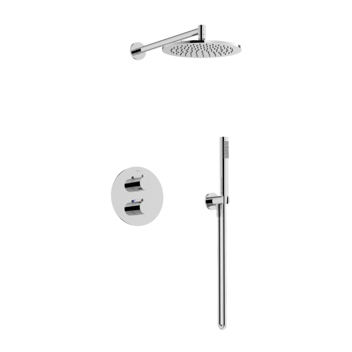 Встраиваемая душевая система Sancos Etna SC9010CH (хром) с термостатом