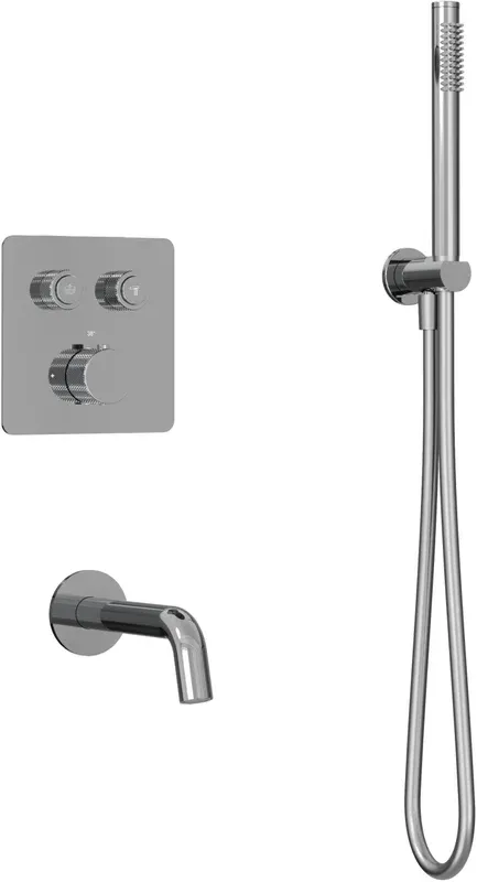 Встраиваемая душевая система Milleau Tissage TERMO 2SBIT/324.10-CR (хром) с термостатом