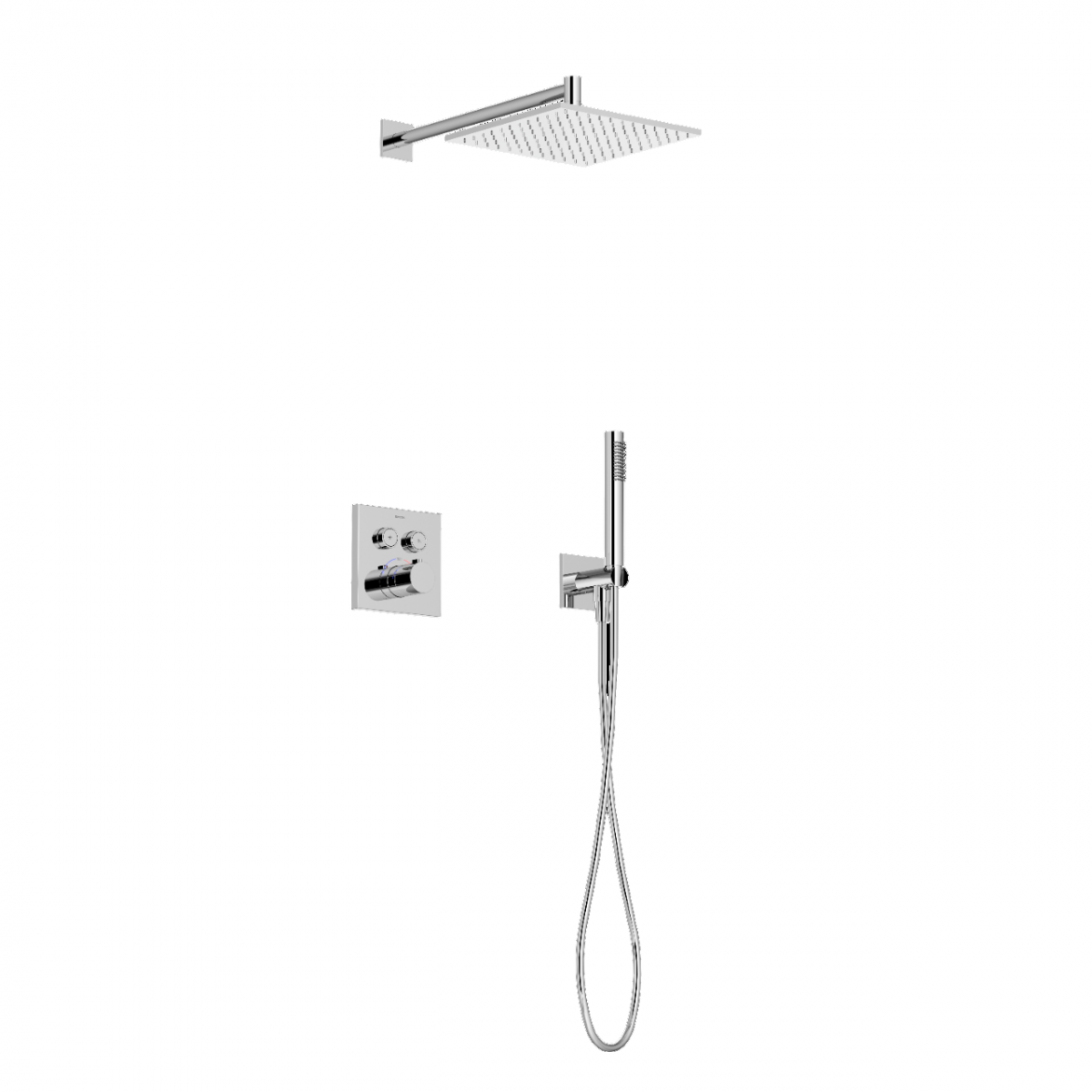 Встраиваемая душевая система Sancos Linn SC9022CH (хром) с термостатом