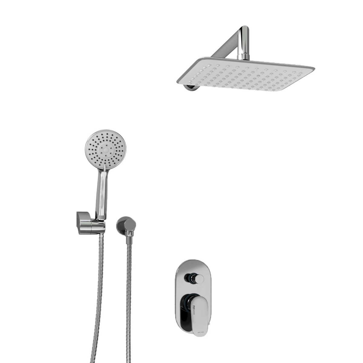 Встраиваемая душевая система WasserKRAFT Donau A14031 (хром)