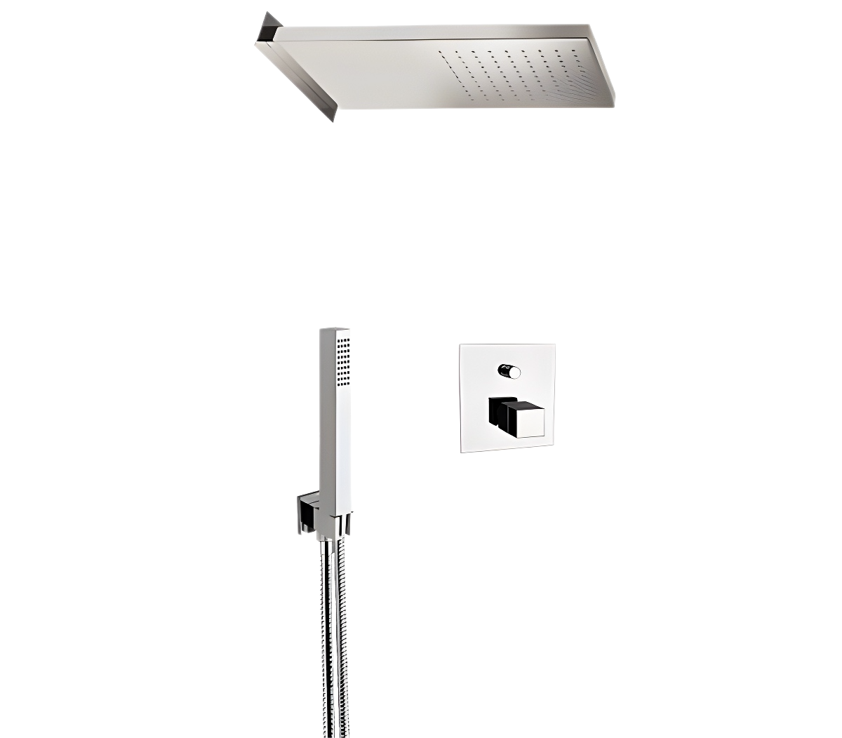 Встраиваемая душевая система Remer Q-Elegance QT09S027SDQSS (хром) с термостатом