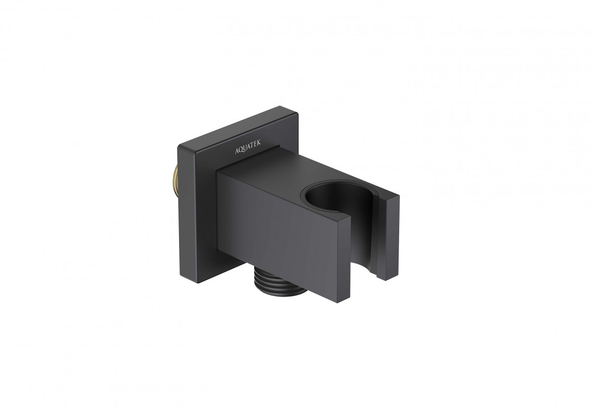 Шланговое подключение Aquatek AQ2463MB (чёрный матовый)