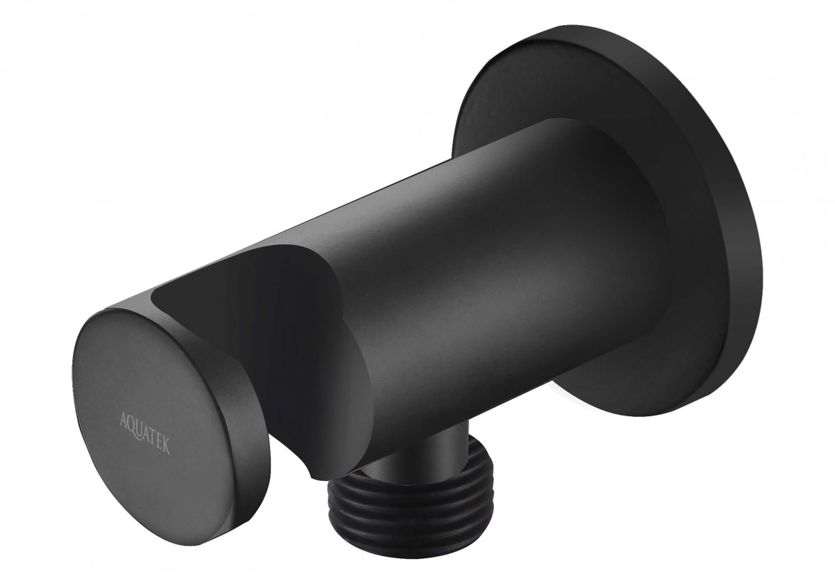 Шланговое подключение Aquatek AQ2455MB (чёрный матовый)