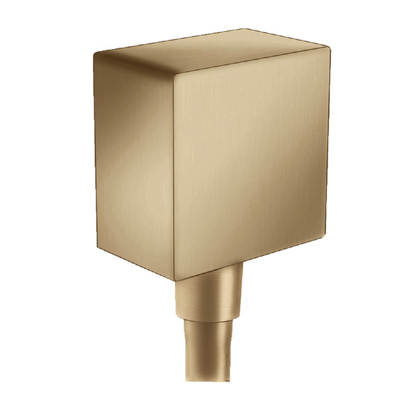 Шланговое подключение Hansgrohe Fixfit Square 26455140 (бронза)