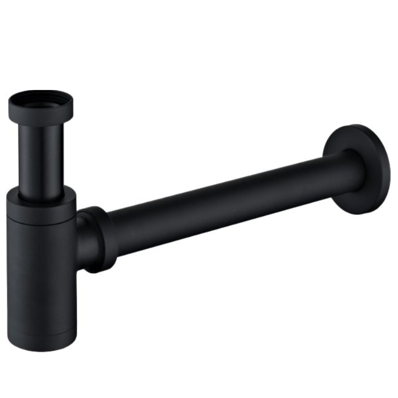 Сифон для раковины BelBagno BB-SMT2-NERO (черный матовый)