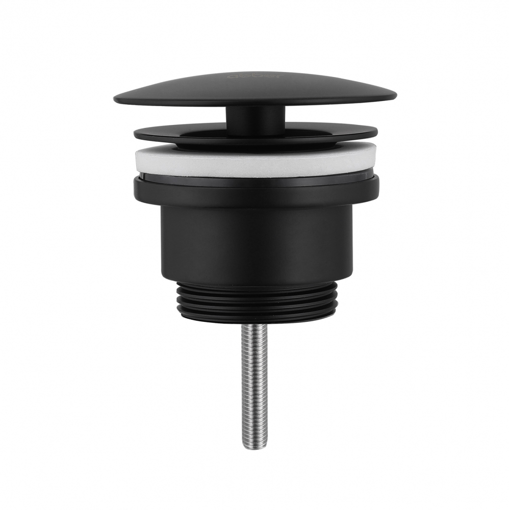 Донный клапан Abber click-clack AF0012B (чёрный матовый)