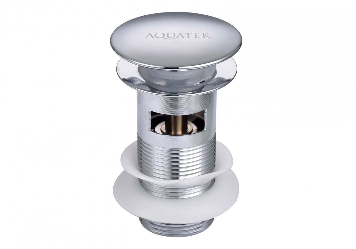 Донный клапан Aquatek click-clack AQ6001CR (хром)
