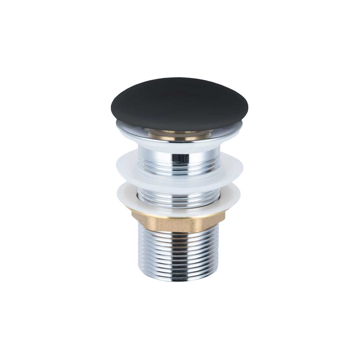 Донный клапан для раковины Vincea DBS-316MB (черный)