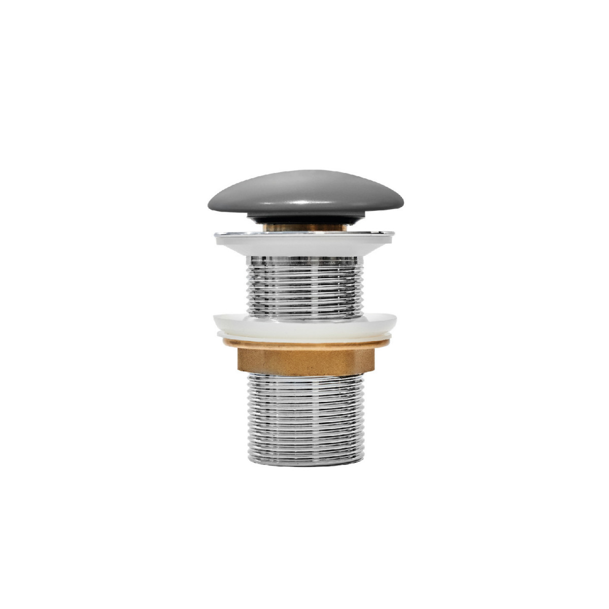 Донный клапан для раковины IDDIS Optima Home OPHGM00i88 (серый матовый)