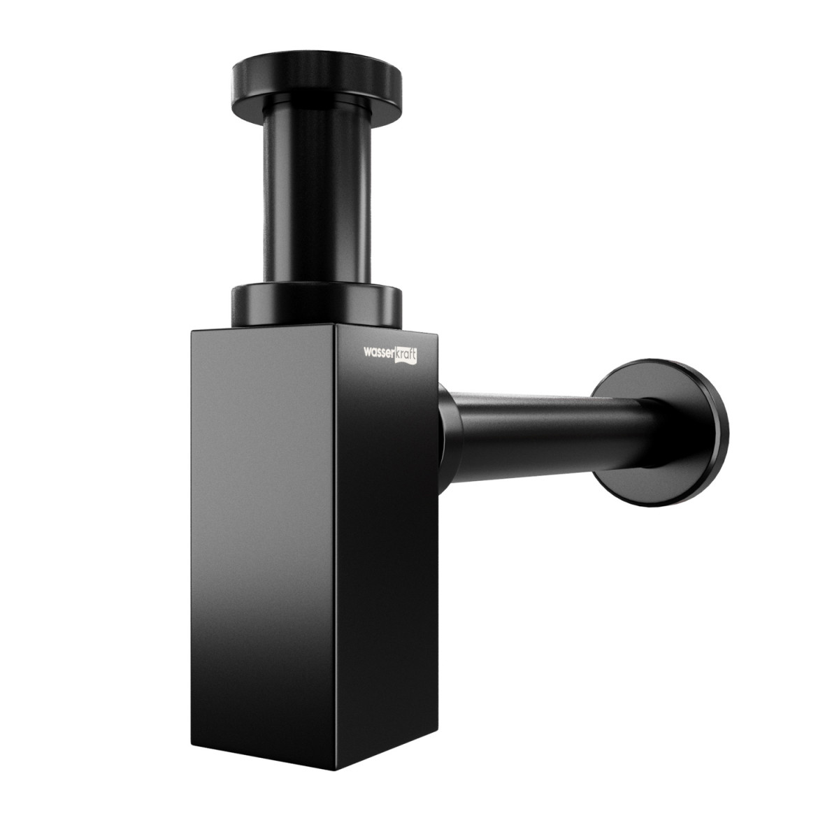 Сифон для раковины WasserKRAFT A169 (чёрный матовый)