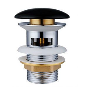 Донный клапан для раковины Gid BL100  (черный)
